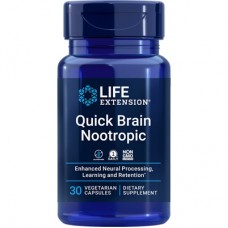 Life Extension Quick Brain Nootropic, 30 vege caps